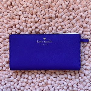 Fun dark purple pop of color Kate Spade Wallet.